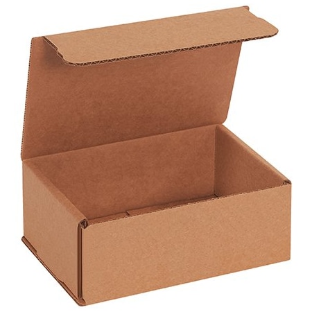 Bsc Preferred 6-1/2 x 4-1/2 x 2-1/2'' Kraft Corrugated Mailers, 50PK MRX5XK